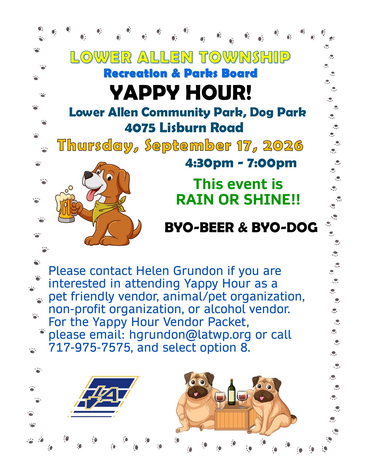 2026 Yappy Hour Flyer